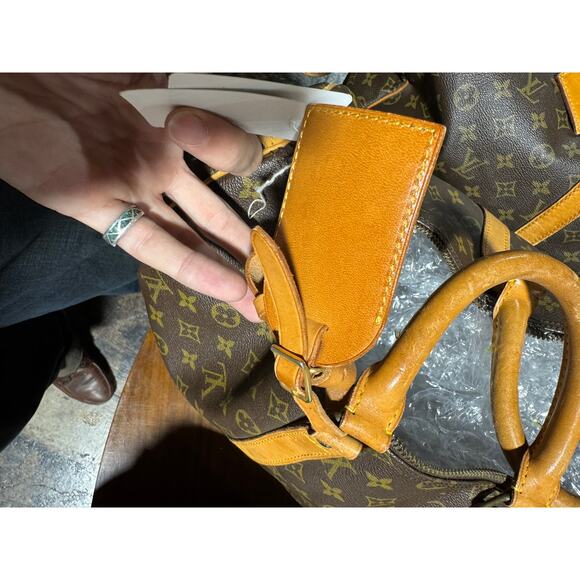 Louis Vuitton Boston Bag M41428 Keepall 45 Brown 941SA FREE COA - Picture 6 of 8